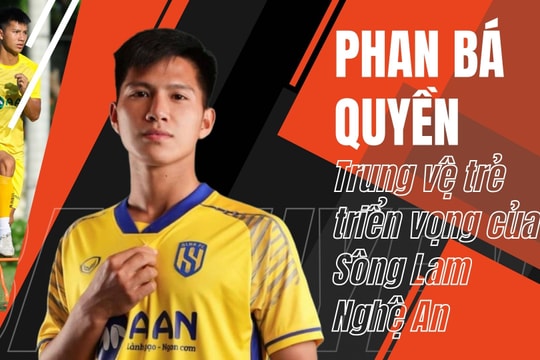 Trung vệ trẻ Phan Bá Quyền của Sông Lam Nghệ An là ai?