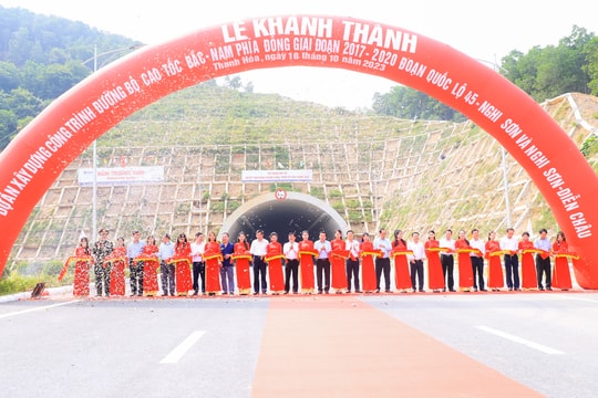 Chính thức khánh thành cao tốc Bắc - Nam đoạn Quốc lộ 45 - Nghi Sơn và Nghi Sơn - Diễn Châu