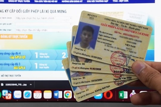 Băn khoăn đổi giấy phép lái xe hạng B2 sang B1