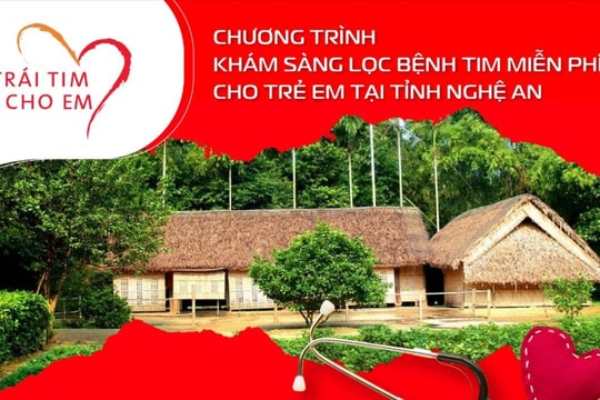 Chương trình 'Trái tim cho em' sẽ đến với Nghệ An vào tháng 11 tới 