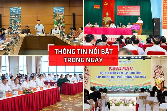 Nghệ An: Thông tin nổi bật ngày 24/10