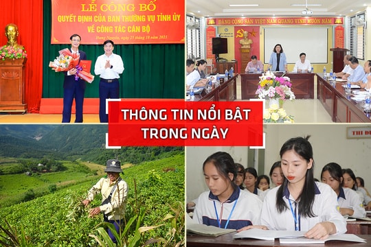 Thông tin nổi bật tại Nghệ An ngày 25/10