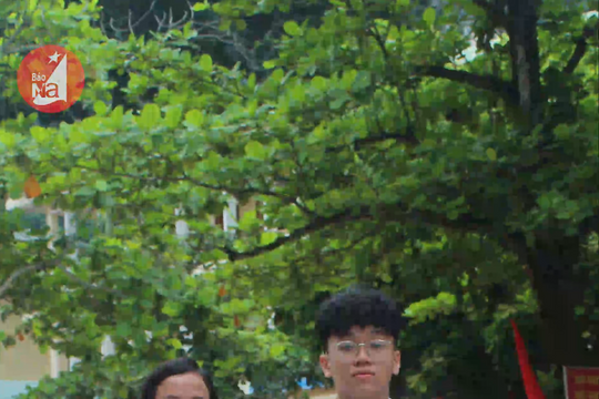 Nam sinh Con Cuông lập cú đúp ở Kỳ thi học sinh giỏi tỉnh Nghệ An