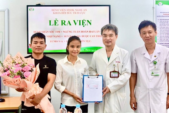 Bệnh viện Hữu nghị Đa khoa Nghệ An cứu sống bệnh nhân ngừng tuần hoàn hai lần do sốc tim biến chứng suy đa tạng 