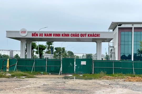 Đi tìm nguyên nhân Bến xe Nam Vinh đã hoàn thành nhưng chưa thể hoạt động