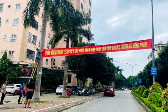 Hàng chục cư dân chung cư tại TP. Vinh bị cắt nước sinh hoạt vì không nộp phí gửi xe