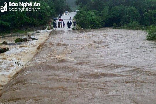 Ngày và đêm nay (29/10), Nghệ An có mưa to, có nơi mưa rất to và dông