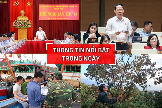 Nghệ An: Thông tin nổi bật ngày 30/10