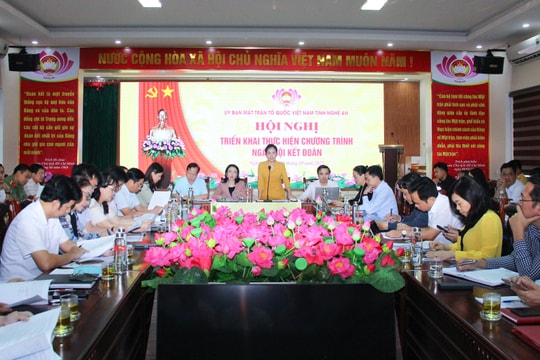 Nghệ An sẽ tổ chức Chương trình 'Ngày hội kết đoàn' với nhiều hoạt động đặc sắc