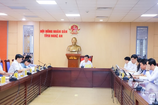 Thường trực HĐND tỉnh Nghệ An tổ chức phiên họp thường kỳ tháng 10/2023