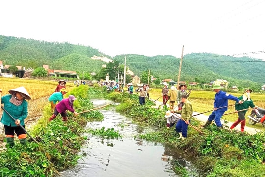 Khí thế ra quân làm thuỷ lợi sôi nổi ở Nghệ An