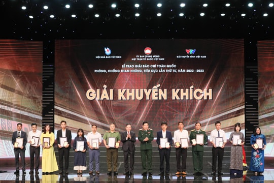 Báo Nghệ An đạt giải tại Giải báo chí toàn quốc phòng, chống tham nhũng, tiêu cực lần thứ tư