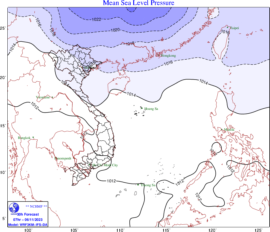 Từ đêm mai (6/11) khu vực Bắc Trung Bộ chuyển lạnh, vùng núi trời rét