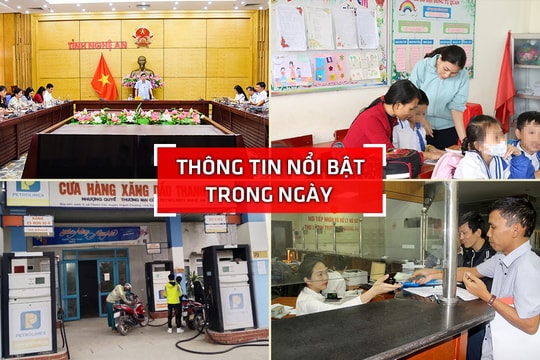 Nghệ An: Thông tin nổi bật ngày 6/11