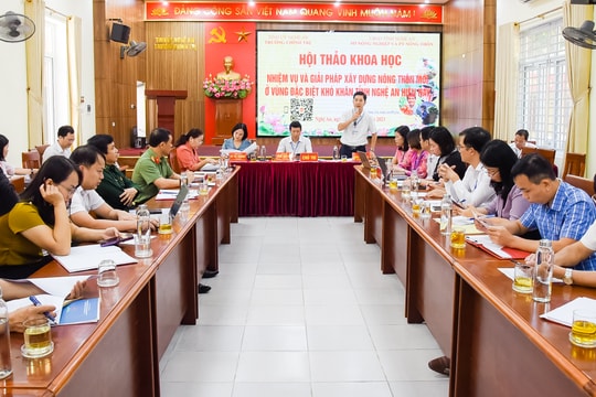 Thúc đẩy quá trình xây dựng nông thôn mới tại vùng dân tộc thiểu số và miền núi ở Nghệ An