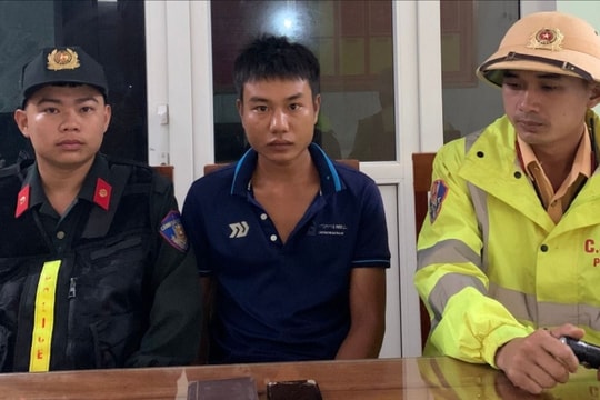 Cảnh sát giao thông Nghệ An kịp thời bắt giữ đối tượng giết người sau 5 tiếng lẩn trốn