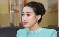 Hoa hậu Đỗ Mỹ Linh rạng rỡ tái xuất với vai trò mới