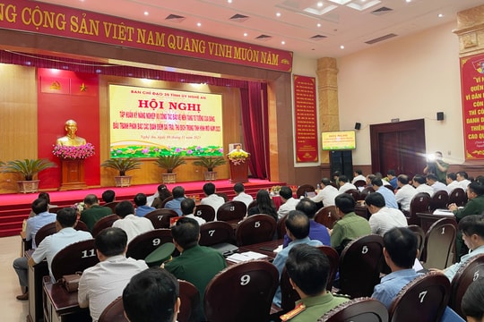 Nghệ An tổ chức tập huấn kỹ năng nghiệp vụ công tác bảo vệ nền tảng tư tưởng của Đảng