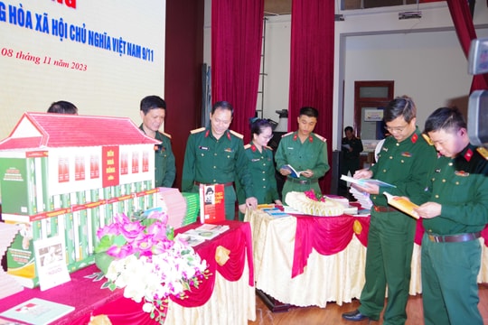 Bộ CHQS tỉnh Nghệ An hưởng ứng Ngày Pháp luật Việt Nam năm 2023