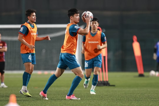 Tiền đạo Tuấn Hải: Chúng tôi sẽ thi đấu tốt nhất trong trận đấu gặp Iraq 