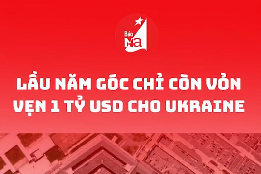 Lầu Năm Góc chỉ còn vỏn vẹn 1 tỷ USD cho Ukraine 