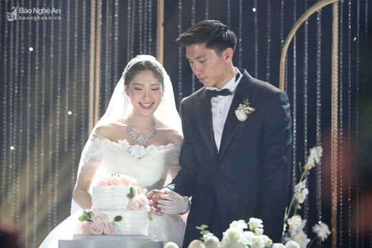 Cận cảnh lễ cưới của tuyển thủ Đoàn Văn Hậu và Doãn Hải My