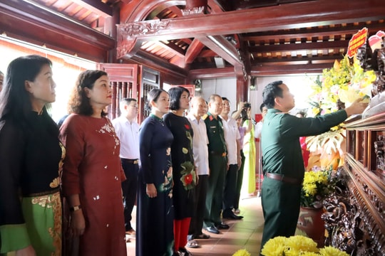 Trang trọng lễ giỗ lần thứ 83 của Chí sĩ yêu nước Phan Bội Châu