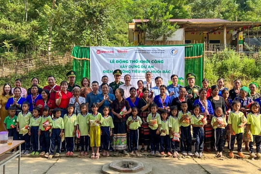 Khởi công xây dựng điểm trường tiểu học xã biên giới Bắc Lý, huyện Kỳ Sơn