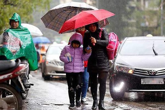 Tin gió mùa Đông Bắc và dự báo mưa lớn ở Bắc Trung Bộ