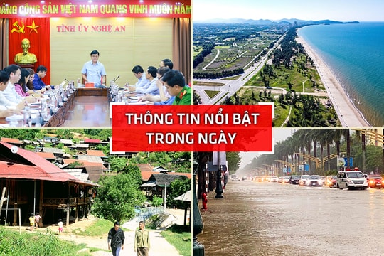 Nghệ An: Thông tin nổi bật ngày 13/11
