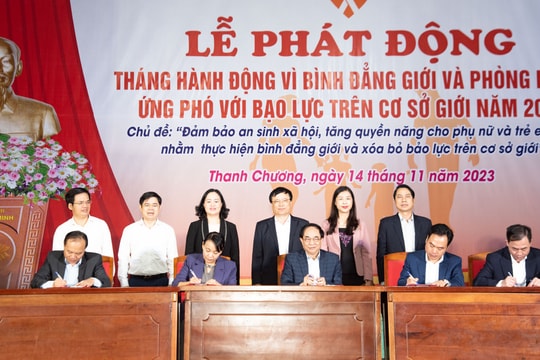 Nghệ An phát động Tháng Hành động vì bình đẳng giới và phòng ngừa, ứng phó với bạo lực trên cơ sở giới năm 2023