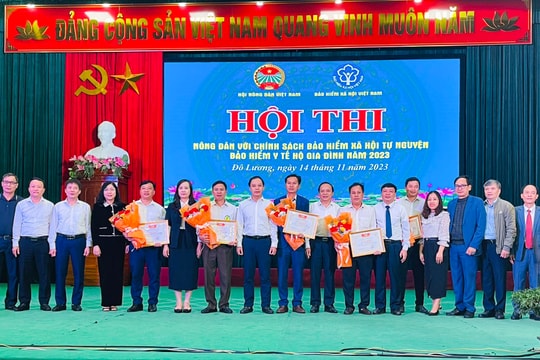 Sôi nổi hội thi Nông dân Nghệ An với chính sách bảo hiểm