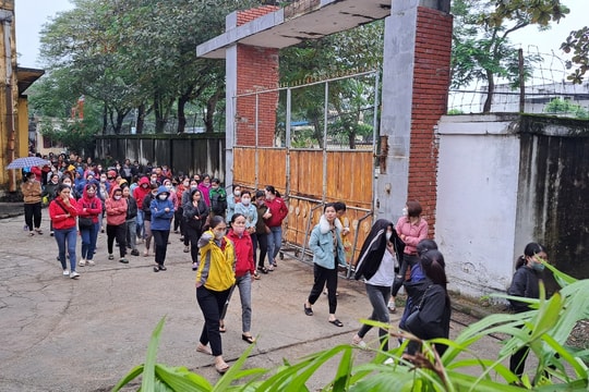 Toàn bộ công nhân của Công ty CP May Halotexco đã quay lại làm việc bình thường