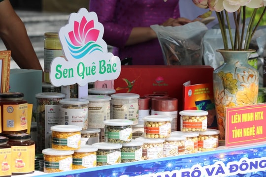 162 sản phẩm tiêu biểu của tỉnh Nghệ An được trưng bày tại Bộ Nông nghiệp và PTNT