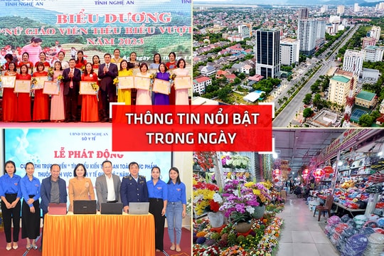 Nghệ An: Thông tin nổi bật ngày 20/11