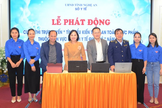Ngành y tế Nghệ An phát động cuộc thi trực tuyến tìm hiểu kiến thức an toàn thực phẩm