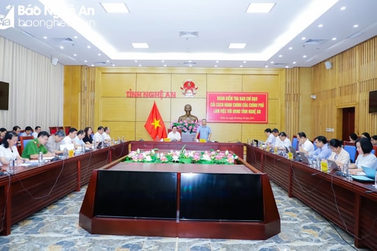 Nghệ An đề ra 10 giải pháp thực hiện cải cách hành chính trong năm 2024