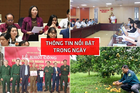 Nghệ An: Thông tin nổi bật ngày 23/11