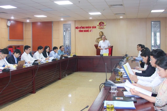 HĐND tỉnh cho ý kiến thẩm tra một số dự thảo nghị quyết, báo cáo thuộc lĩnh vực văn hóa - xã hội