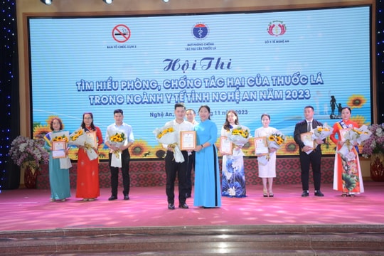 Hội thi Tìm hiểu phòng, chống tác hại của thuốc lá cụm số 2 thành công tốt đẹp