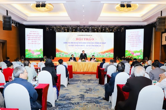 Phát huy vai trò đối ngoại nhân dân trong phát triển kinh tế - xã hội tỉnh Nghệ An