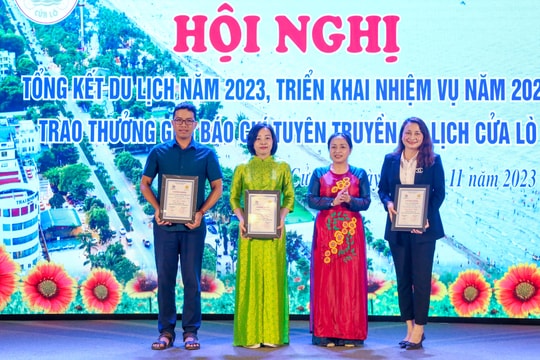 Báo Nghệ An đoạt 14 giải cuộc thi Báo chí viết về du lịch Cửa Lò năm 2023 