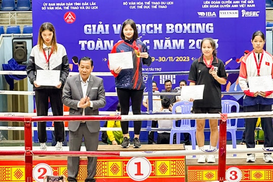 Nghệ An giành 3 Huy chương Vàng, xếp thứ nhì toàn đoàn tại Giải vô địch boxing toàn quốc năm 2023