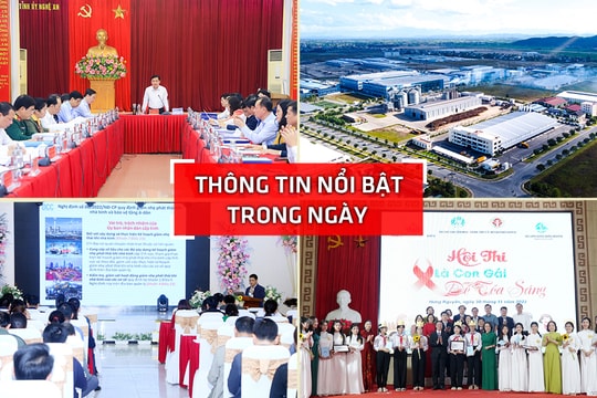 Nghệ An: Thông tin nổi bật ngày 30/11