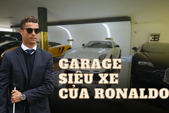 Garage toàn siêu xe của Christina Ronaldo