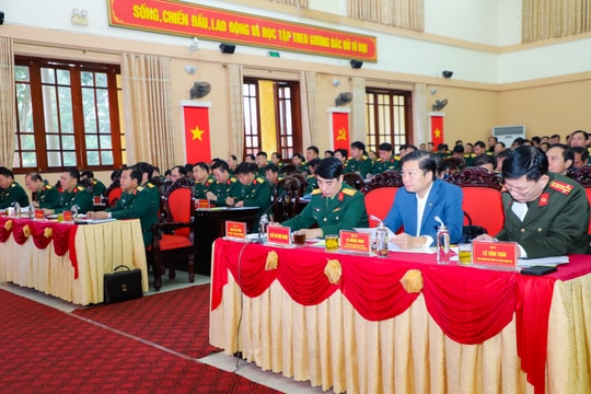 Bộ Chỉ huy Quân sự tỉnh Nghệ An tổ chức Hội nghị quân chính năm 2023