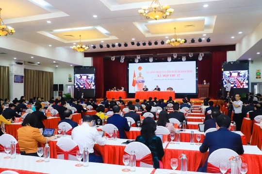 Khai mạc Kỳ họp thứ 17, HĐND tỉnh Nghệ An khóa XVIII, nhiệm kỳ 2021 - 2026