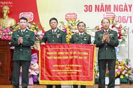 Trường Cao đẳng nghề số 4 - Bộ Quốc phòng kỷ niệm 30 năm ngày truyền thống