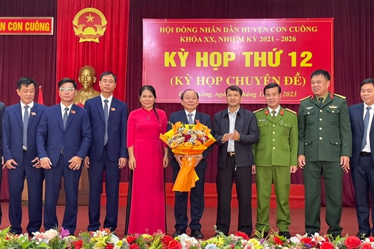 Con Cuông có tân Chủ tịch UBND huyện