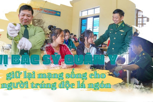 Vị bác sĩ quân y giữ lại mạng sống cho người trúng độc lá ngón